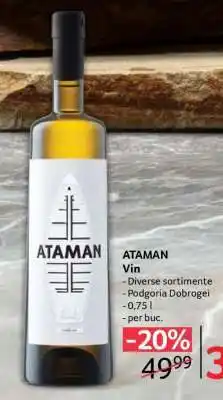 Selgros ATAMAN Vin Ofertă