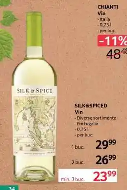 Selgros SILK&SPICED Vin Ofertă