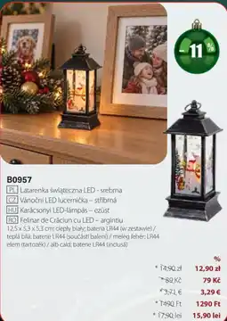 BetterStyle Felinar de Crăciun cu LED - argintiu Ofertă