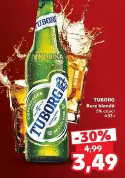 Kaufland TUBORG Bere blondă Ofertă