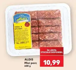 Kaufland ALDIS Mici porc Ofertă