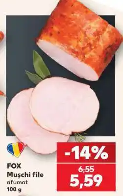 Kaufland FOX Mușchi File afumat Ofertă