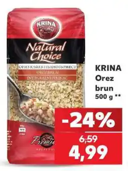 Kaufland KRINA Orez brun Ofertă