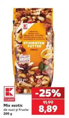 Kaufland Mix exotic de nuci și fructe 200 g Ofertă