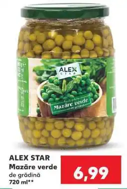 Kaufland ALEX STAR Mazăre verde de grădină Ofertă