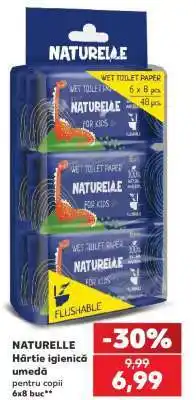 Kaufland NATURELLE Hârtie igienică umedă pentru copii Ofertă