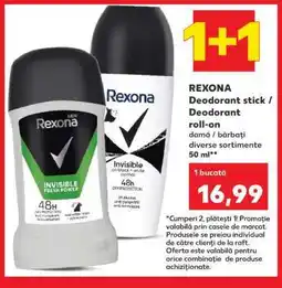 Kaufland REXONA Deodorant stick / Deodorant roll-on Ofertă