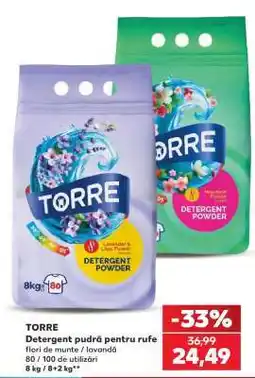 Kaufland TORRE Detergent pudră pentru rufe Ofertă