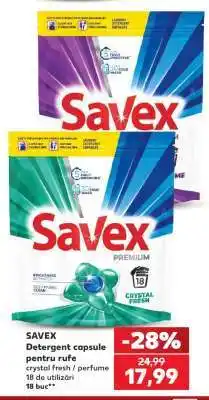 Kaufland SAVEX Detergent capsule pentru rufe Ofertă