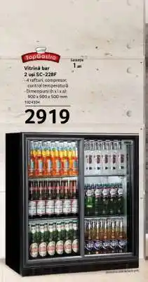 Selgros Vitrină bar 2 uși SC-228F Ofertă