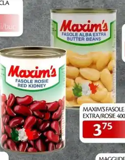 Unicarm Maxim's fasole alba extra/rosie Ofertă