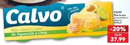 Kaufland Calvo atún claro en salsa de aguacate y lima Ofertă