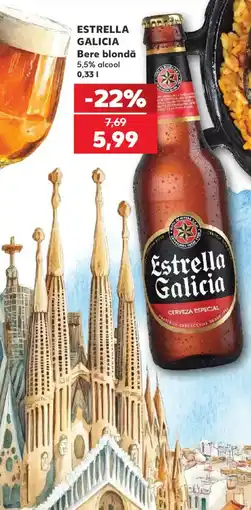 Kaufland Estrella Galicia Bere blondă Ofertă