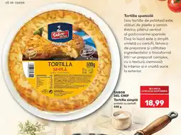 Kaufland Sabor del Chef Tortilla simplă Ofertă