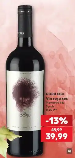 Kaufland Goru Ego Vin rosu sec Ofertă
