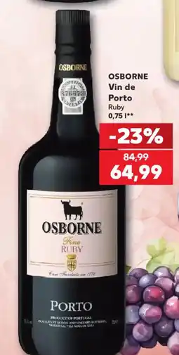 Kaufland Osborne vin de porto ruby Ofertă