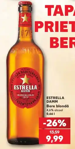 Kaufland Estrella Damm Bere blondă Ofertă