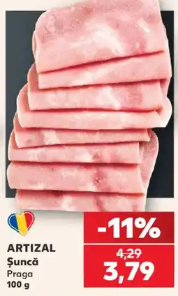 Kaufland Artizal Șuncă Praga Ofertă