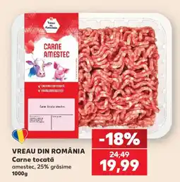 Kaufland Vreau din România Carne tocată amestec Ofertă
