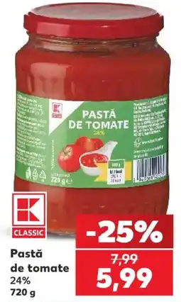 Kaufland K classic pastă de tomate Ofertă