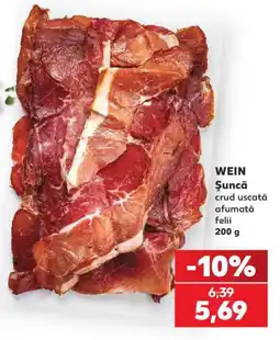 Kaufland Wein șuncă crud uscată afumată felii Ofertă
