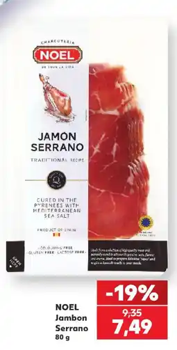 Kaufland Noel Jambon Serrano Ofertă