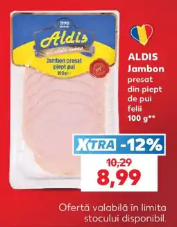 Kaufland Aldis jambon presat din piept de pui Ofertă