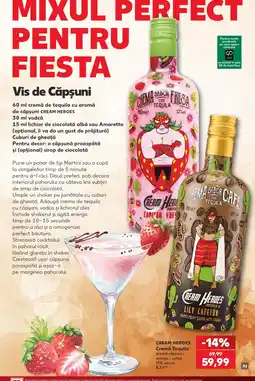 Kaufland Cream Heroes Crema Tequila Ofertă