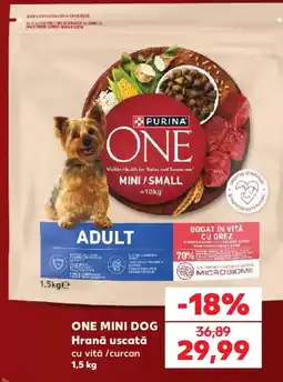 Kaufland Purina one adult mini/small Ofertă