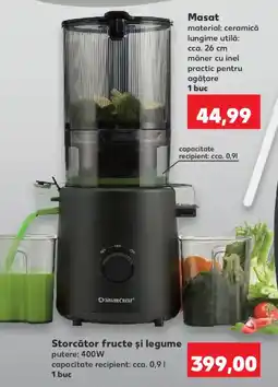 Kaufland SilverCrest storcător fructe și legume Ofertă