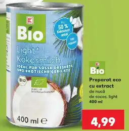 Kaufland Bio preparat eco cu extract de nucă de cocos, light Ofertă