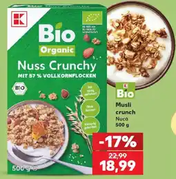 Kaufland K Bio Musli crunch Ofertă