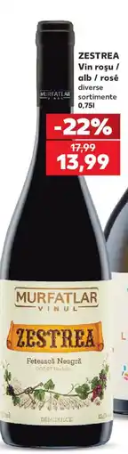 Kaufland Zestrea Vin roşu / alb / rosé Ofertă