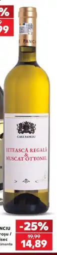 Kaufland Casa Panciu Vin alb / roșu / rosé demisec Ofertă