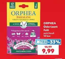 Kaufland Orphea odorizant folii patchouli Ofertă