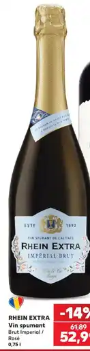 Kaufland Rhein Extra vin spumant Ofertă