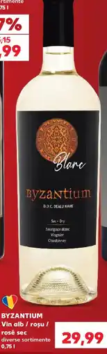 Kaufland Byzantium vin alb roşu / rosé sec Ofertă