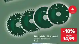 Kaufland Parkside discuri de tăiat metal Ofertă