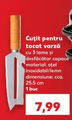 Kaufland Cuțit pentru tocat varză Ofertă