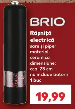 Kaufland Brio rășniță electrică sare și piper Ofertă