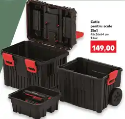 Kaufland Cutie pentru scule 3in1 Ofertă