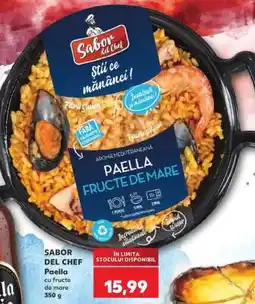Kaufland SABOR DEL CHEF Paella cu fructe de mare Ofertă