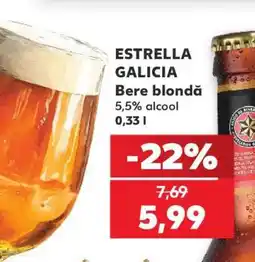 Kaufland ESTRELLA GALICIA Bere blondă Ofertă