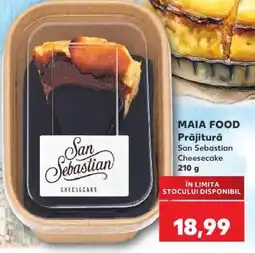 Kaufland Prăjitură San Sebastian Cheesecake Ofertă