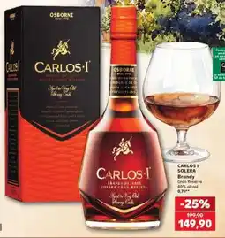 Kaufland CARLOS I SOLERA Brandy Ofertă