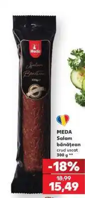 Kaufland MEDA Salam bănățean crud uscat 300 g Ofertă