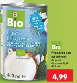 Kaufland Preparat eco cu extract de nucă de cocos, light 400 ml Ofertă