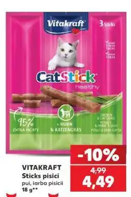 Kaufland VITAKRAFT Sticks pisici Ofertă