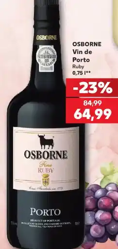 Kaufland Osborne vin de porto ruby Ofertă