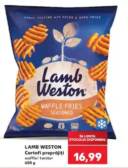 Kaufland Lamb Weston cartofi preprăjiți waffle/ twister Ofertă